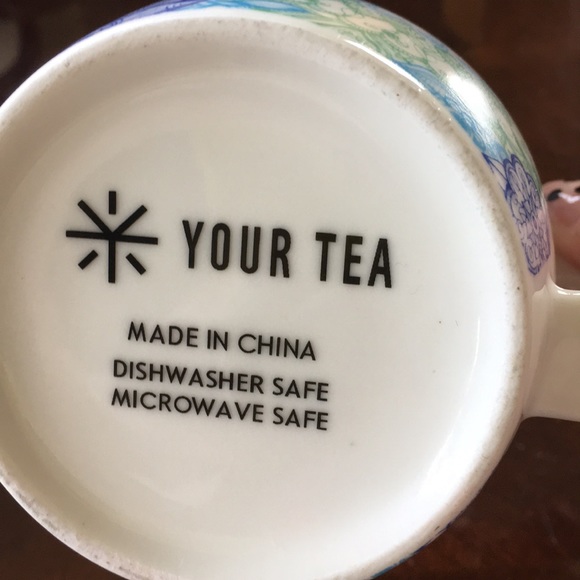 Leaf printed mug - Picture 2 of 3